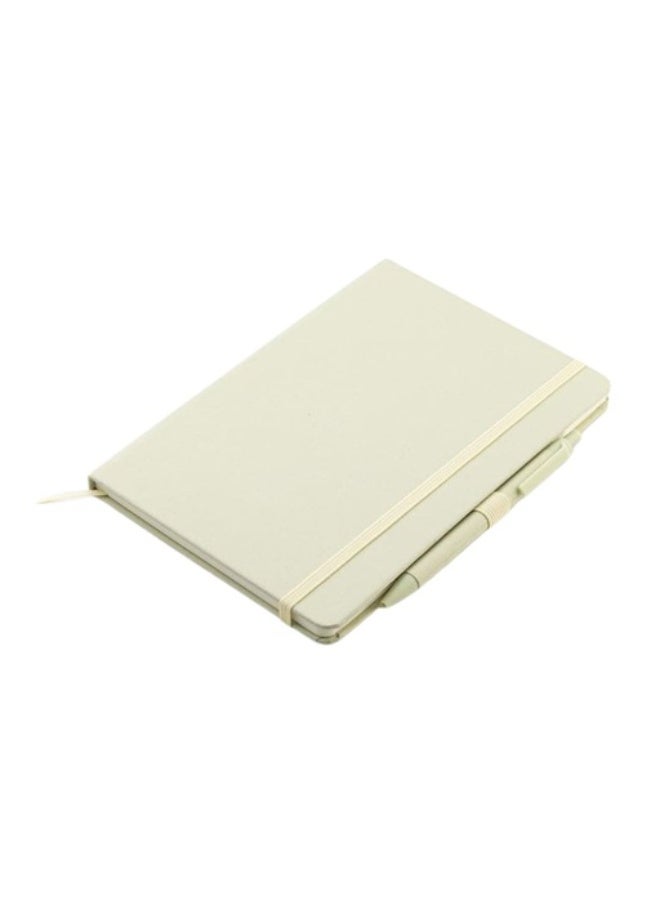 دفتر ملاحظات وقلم بغلاف مقوى مقاس A5 - Image 4